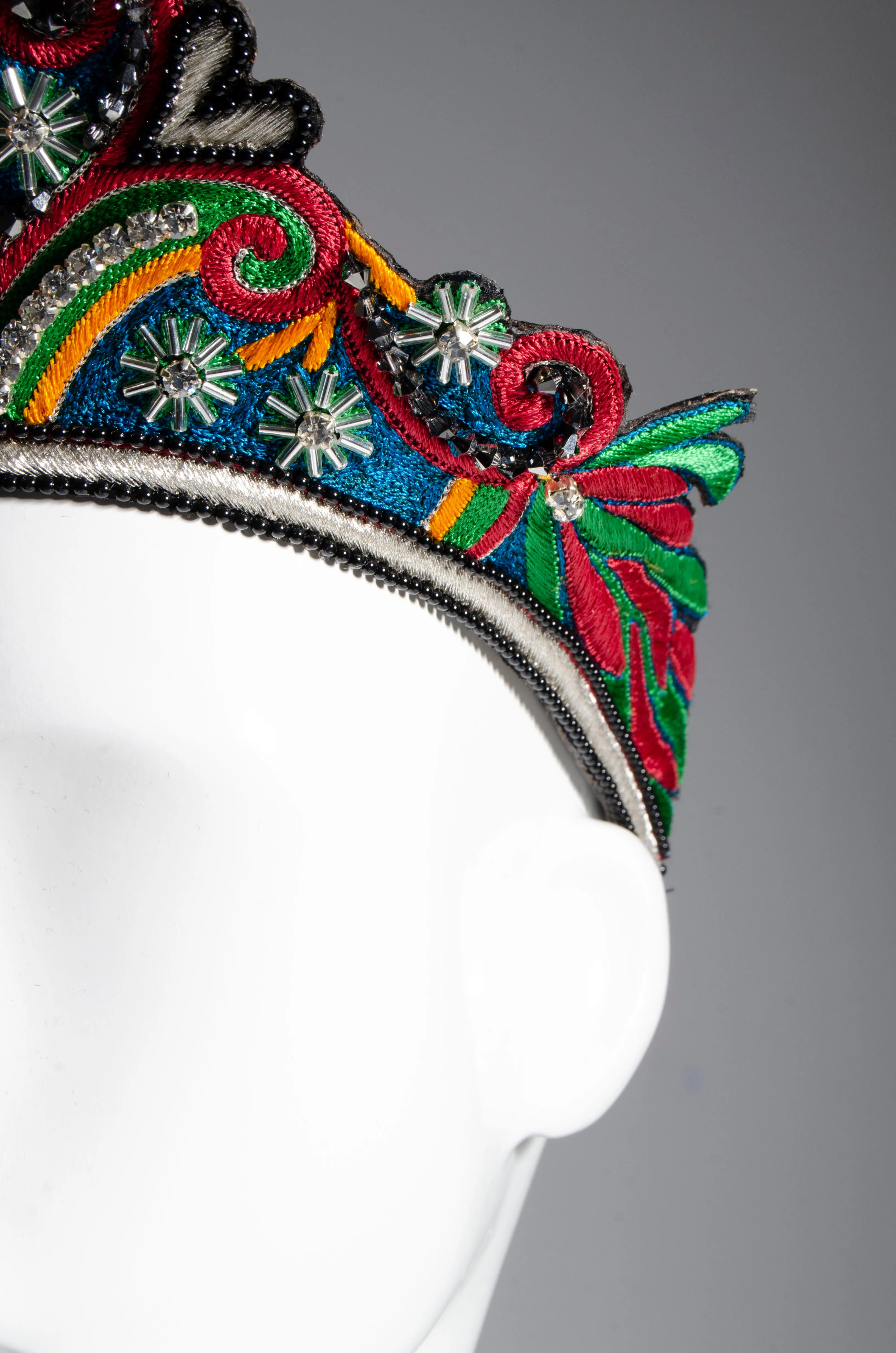 Hand-Embroidered Crown