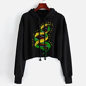 Helix Crop Top Hoodie