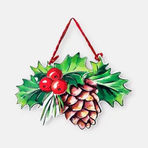 Holiday Pinecone Door Hanger Home Malone