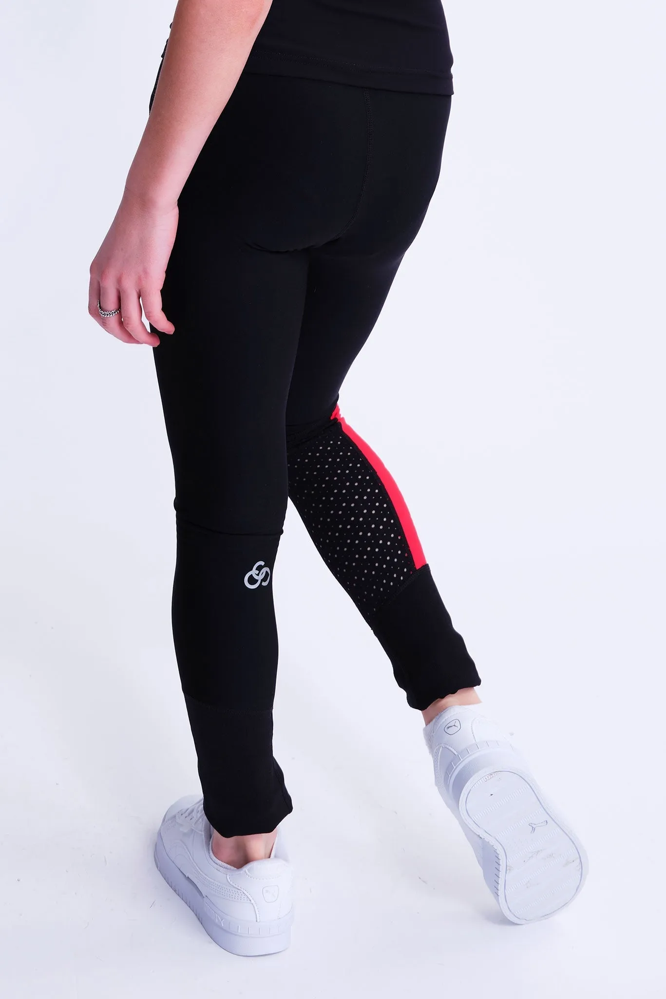 Inspire Non-Slip Leggings in Red