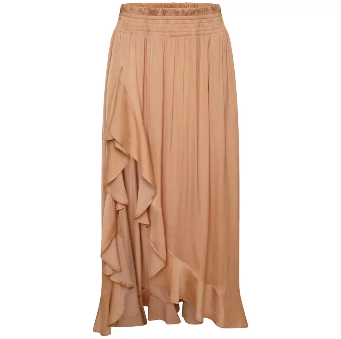 Kate front split maxi skirt Gold