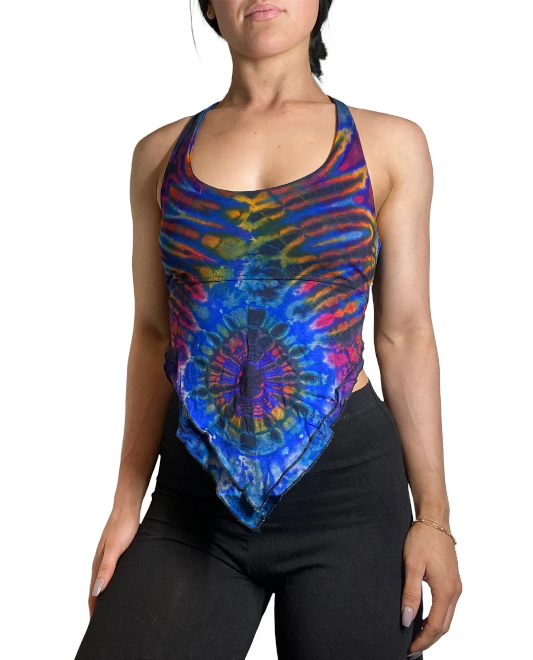 Kathmandu Tie Dye Criss Cross Tank TH1219