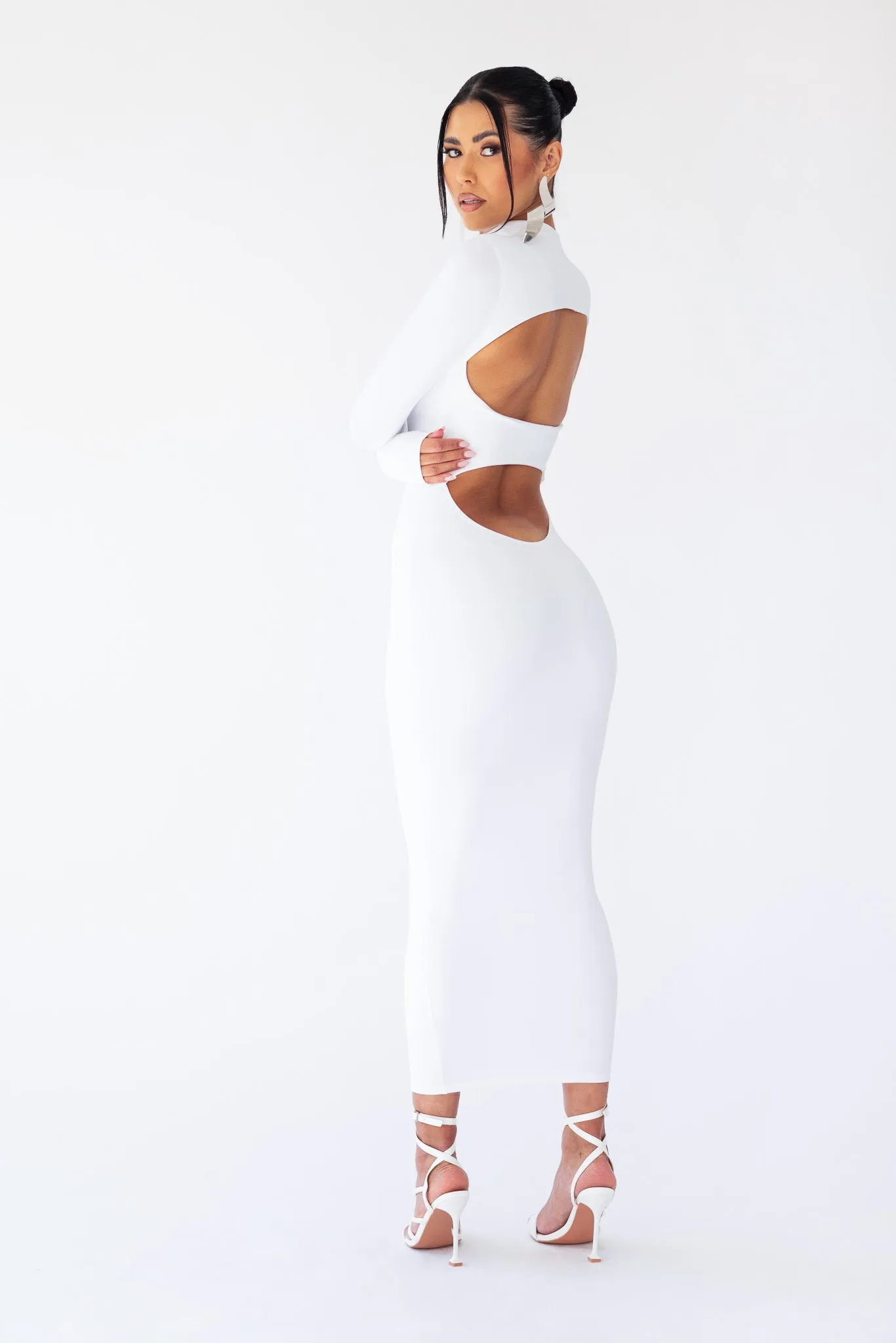 Leona Dress - White