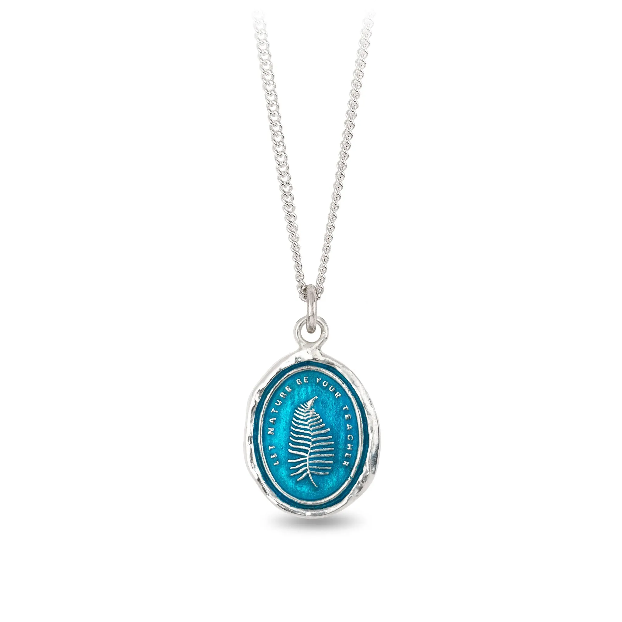 Let Nature Be Your Teacher Talisman - Capri Blue