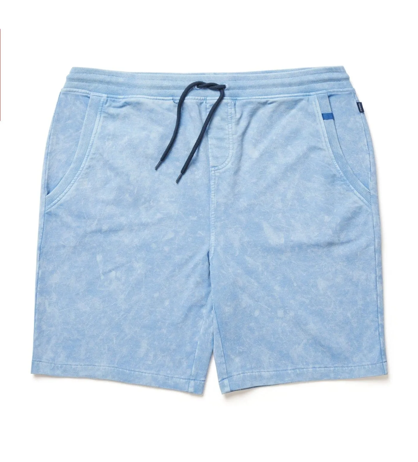 Light Blue Acid-Washed Short