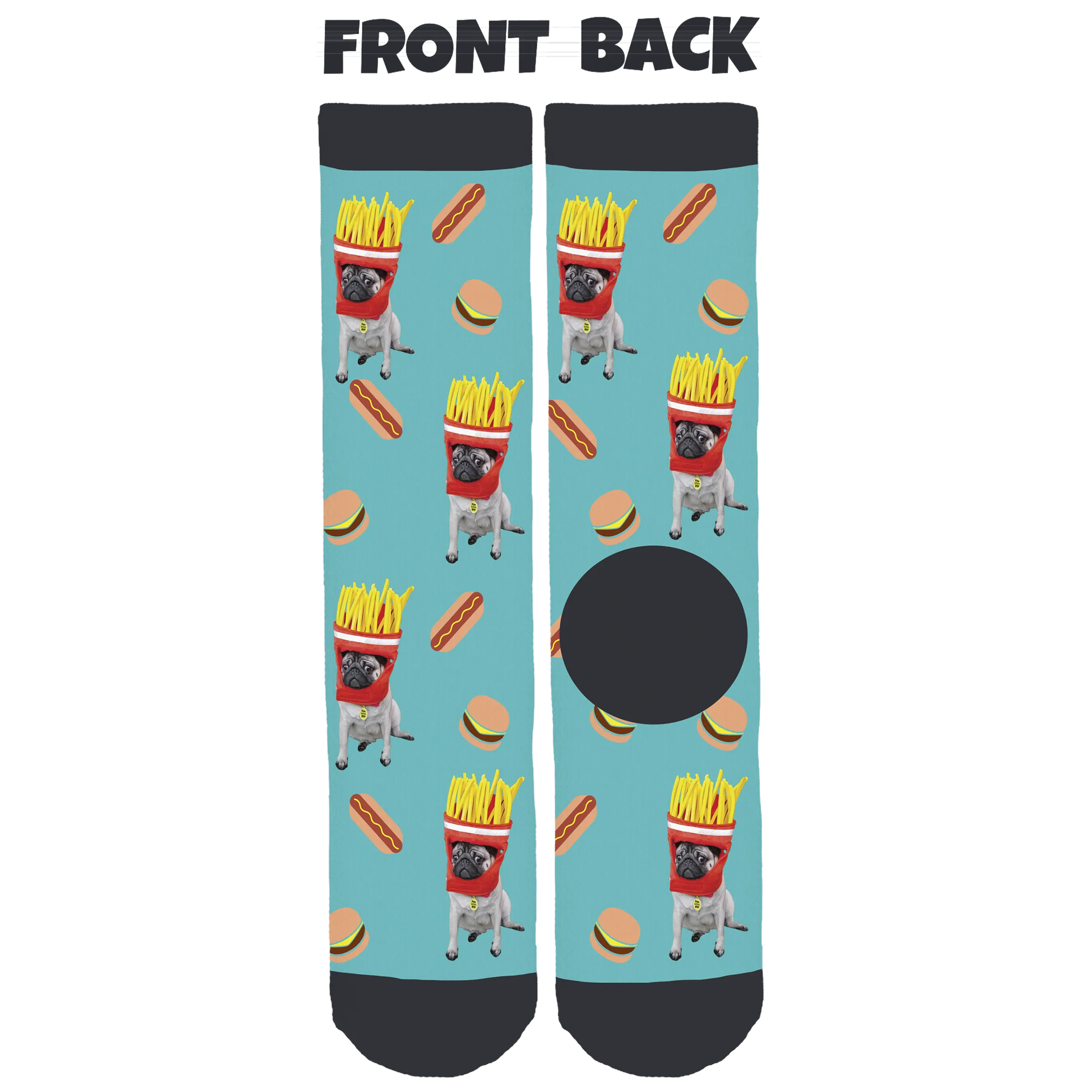 Lil' Pickles Da Pug Crew Socks