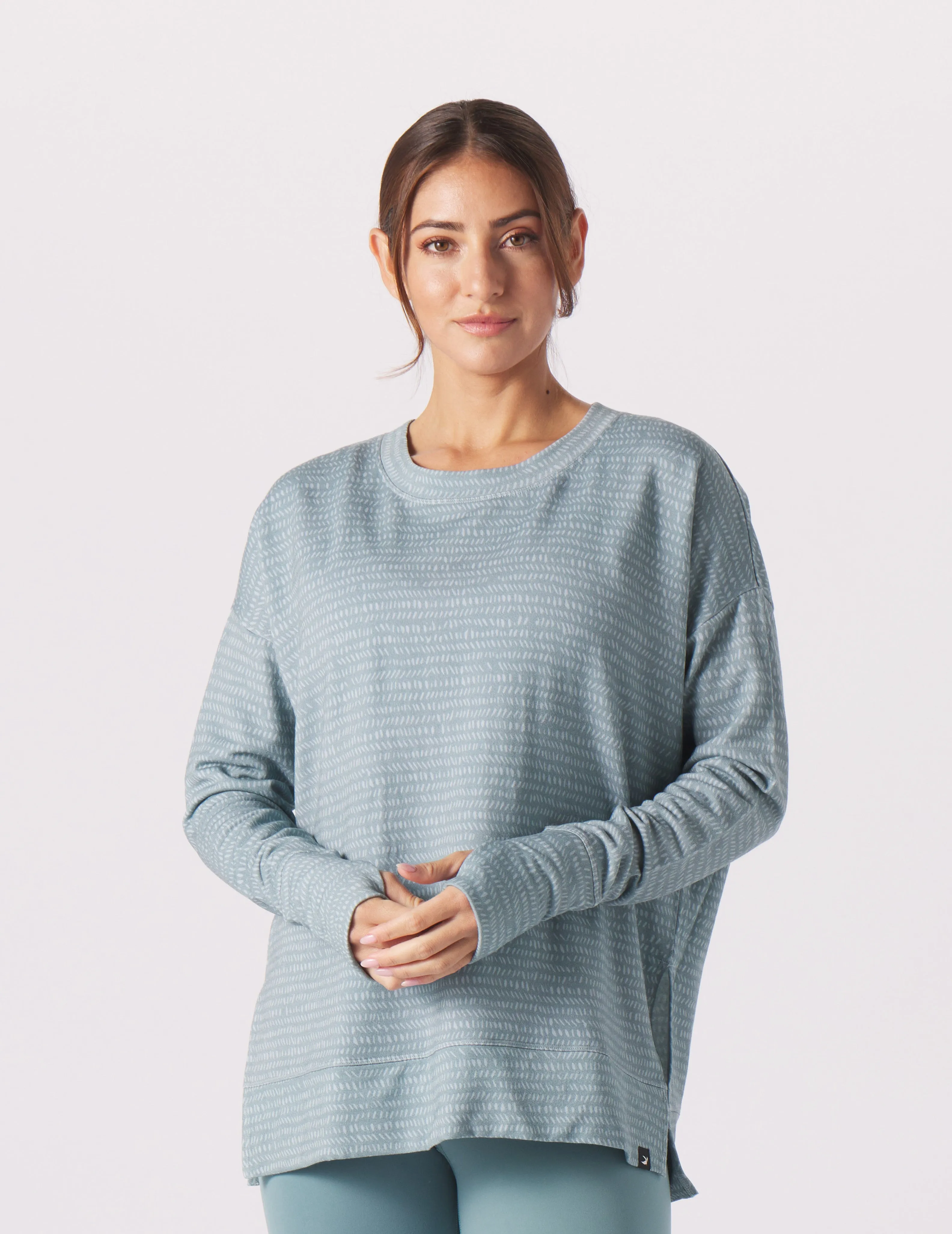 Lounge Long Sleeve: Lagoon Pebble