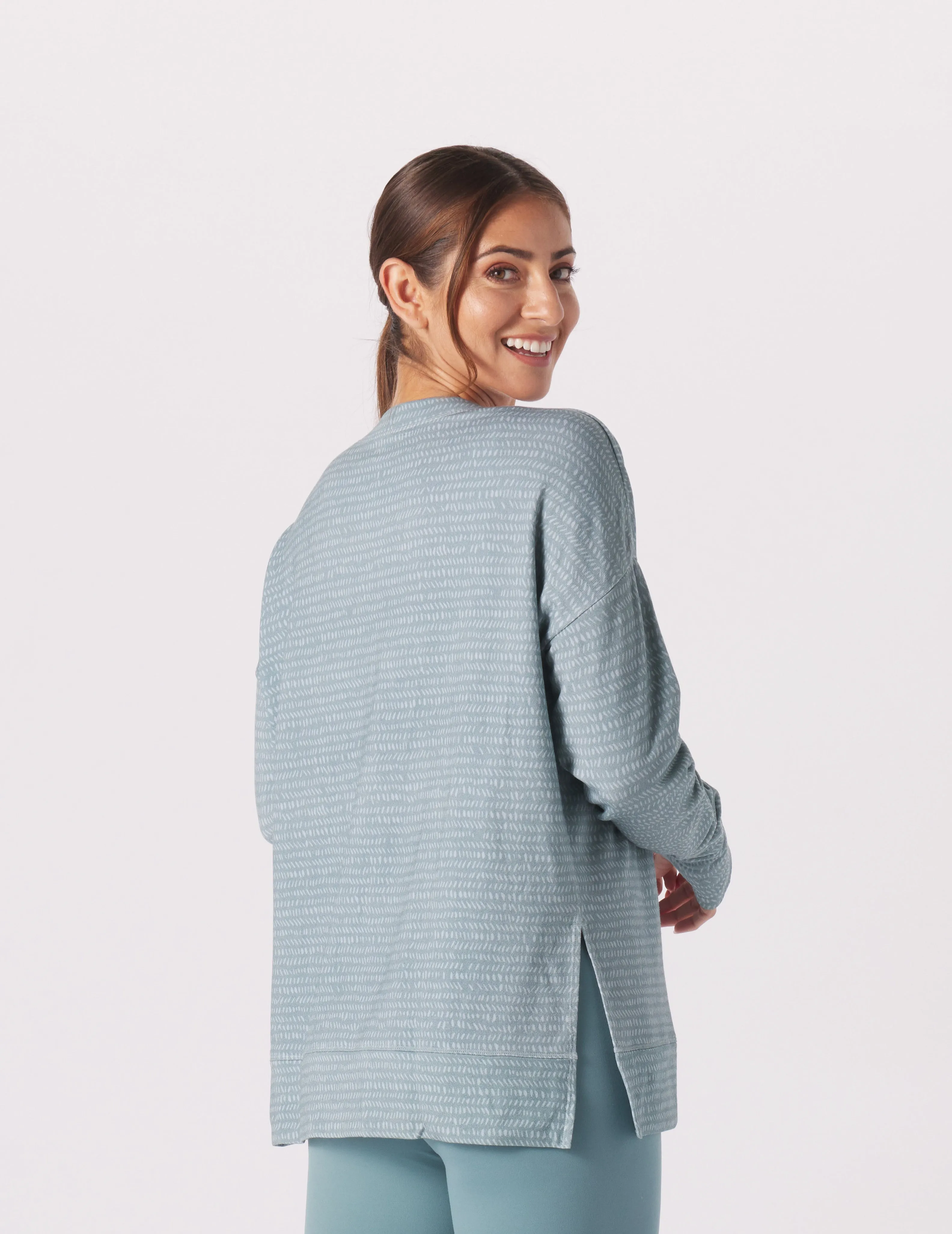 Lounge Long Sleeve: Lagoon Pebble