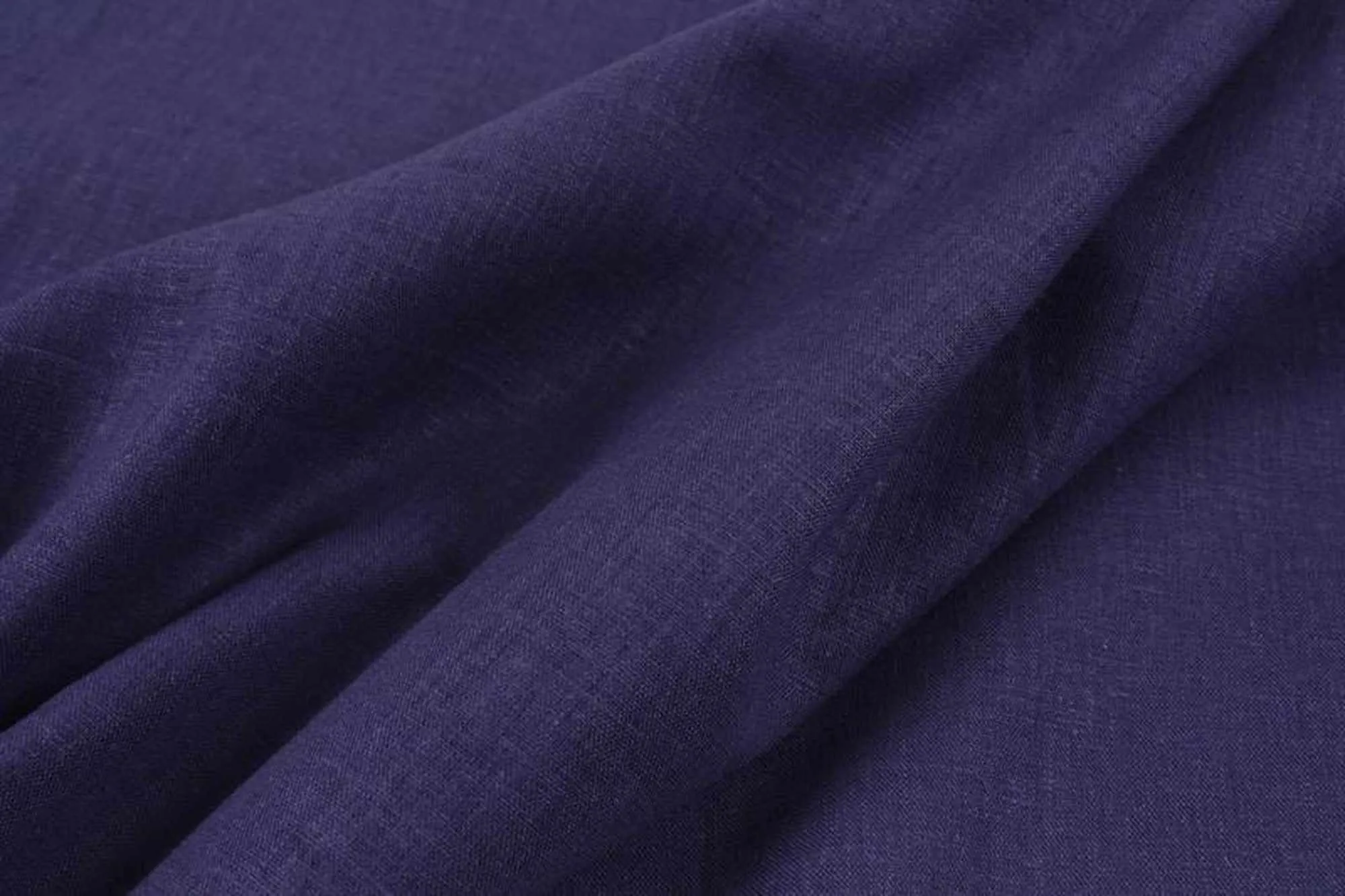 Luxury Linen Viscose for Tops - Indigo (Remnant)