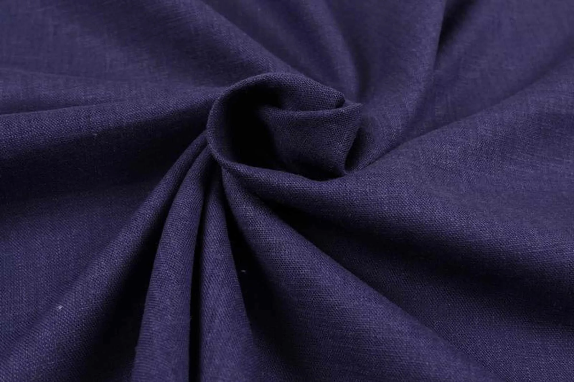 Luxury Linen Viscose for Tops - Indigo (Remnant)