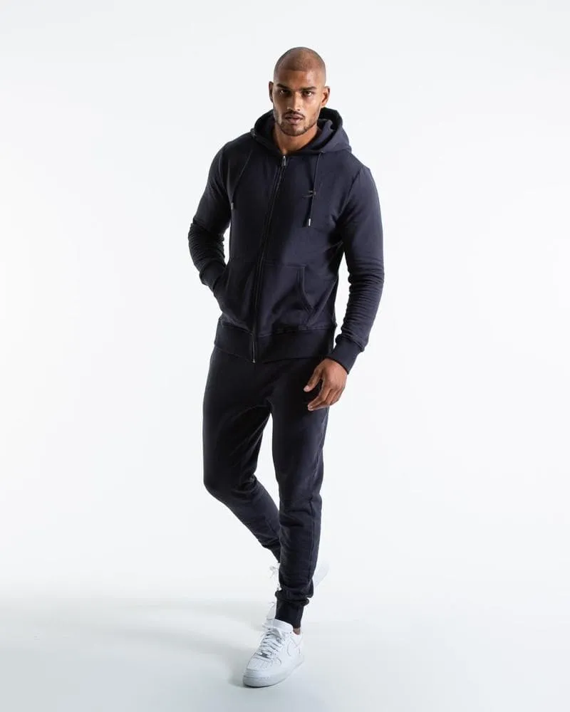 MARCIANO ZIP HOODIE - CHARCOAL