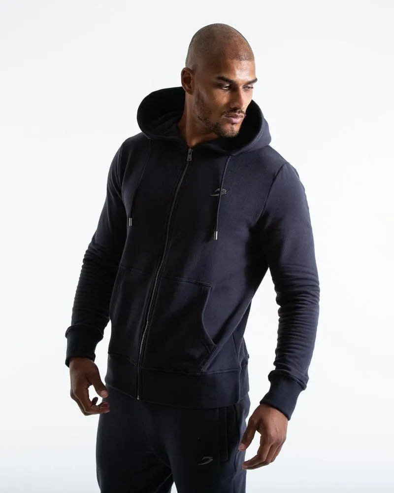 MARCIANO ZIP HOODIE - CHARCOAL