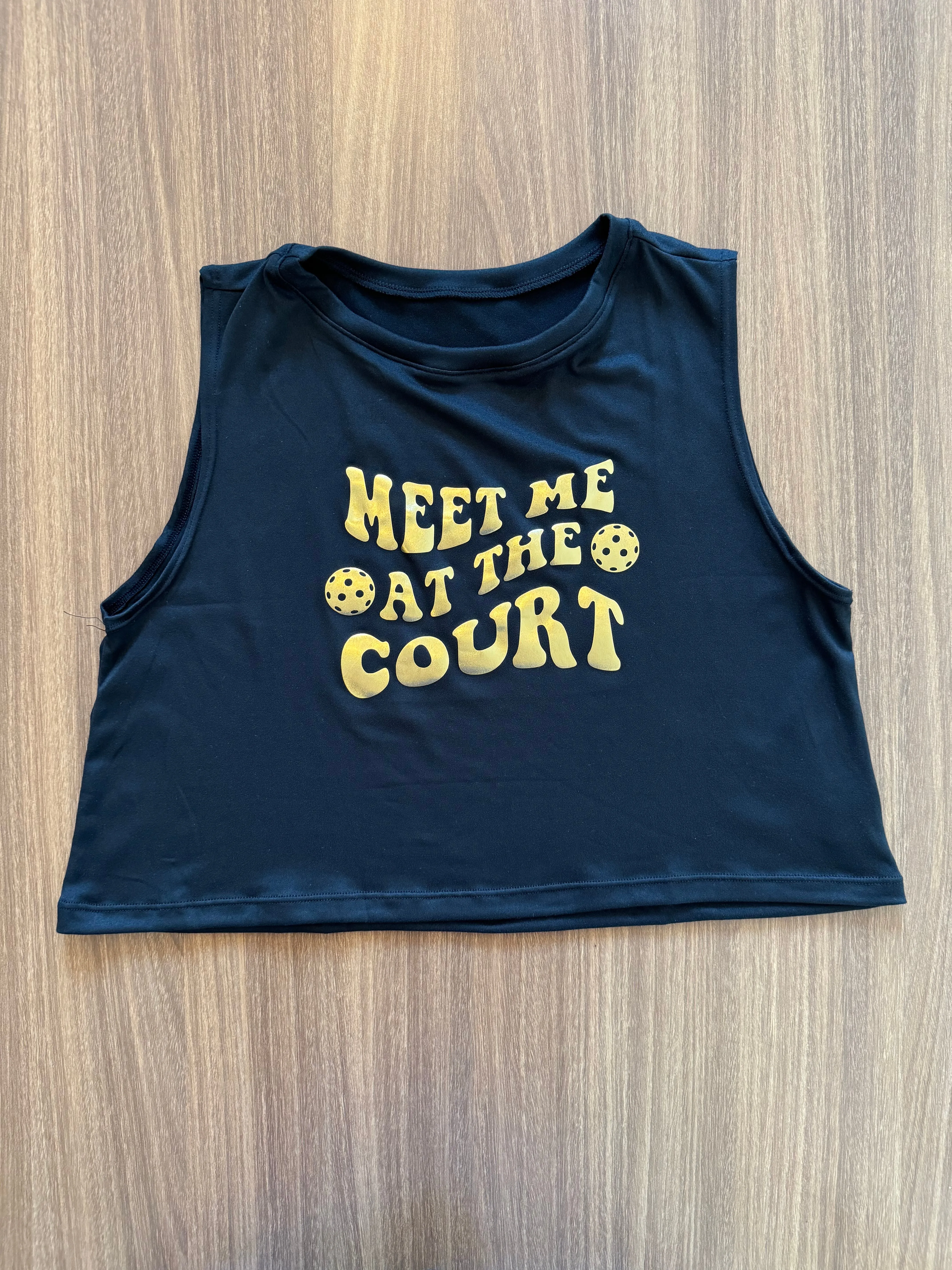 Meet Me At The Court Crop Top