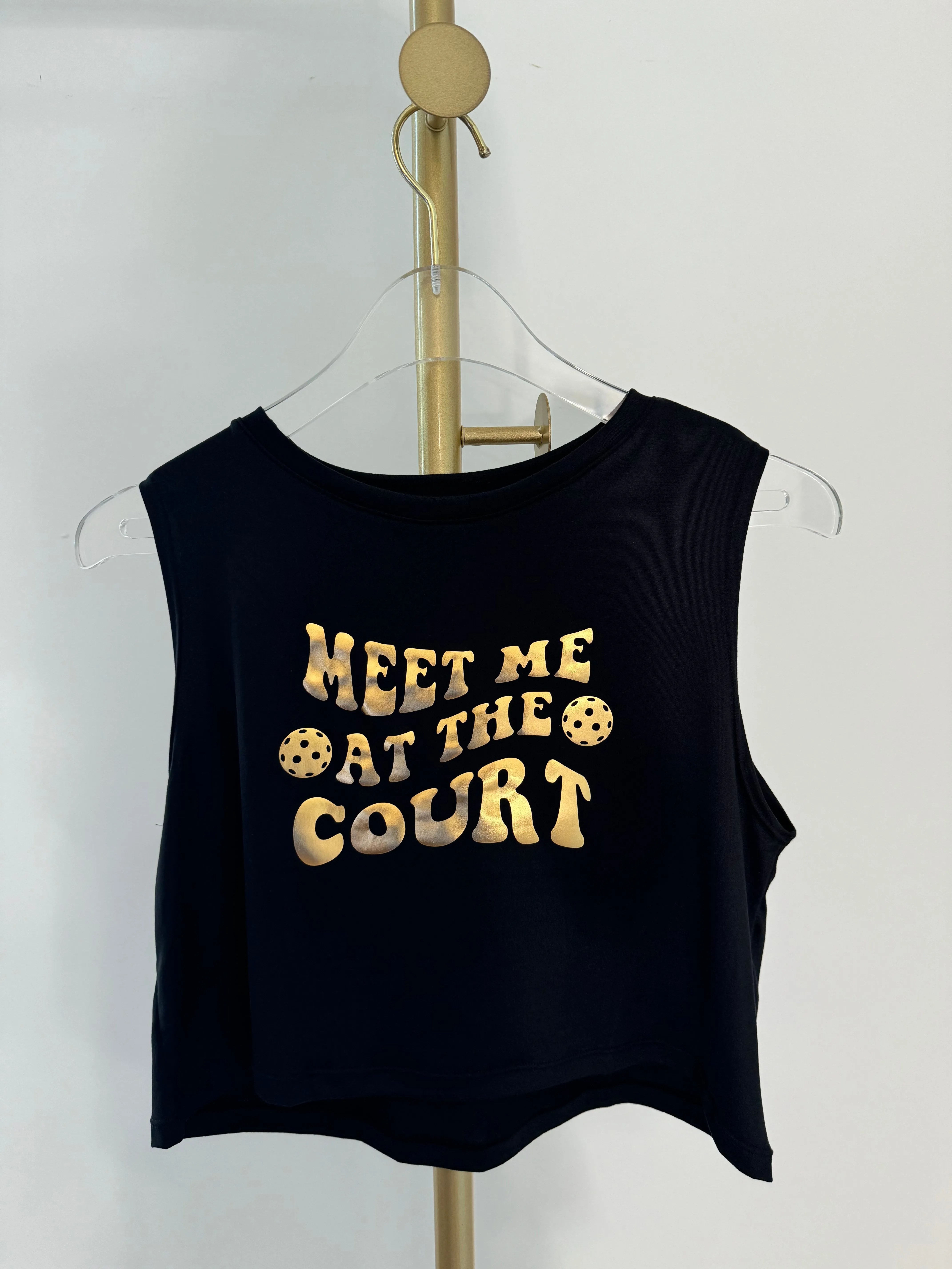 Meet Me At The Court Crop Top