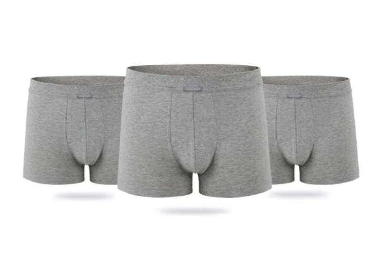 Men's Pure Cotton Trunks (3pcs Pack)