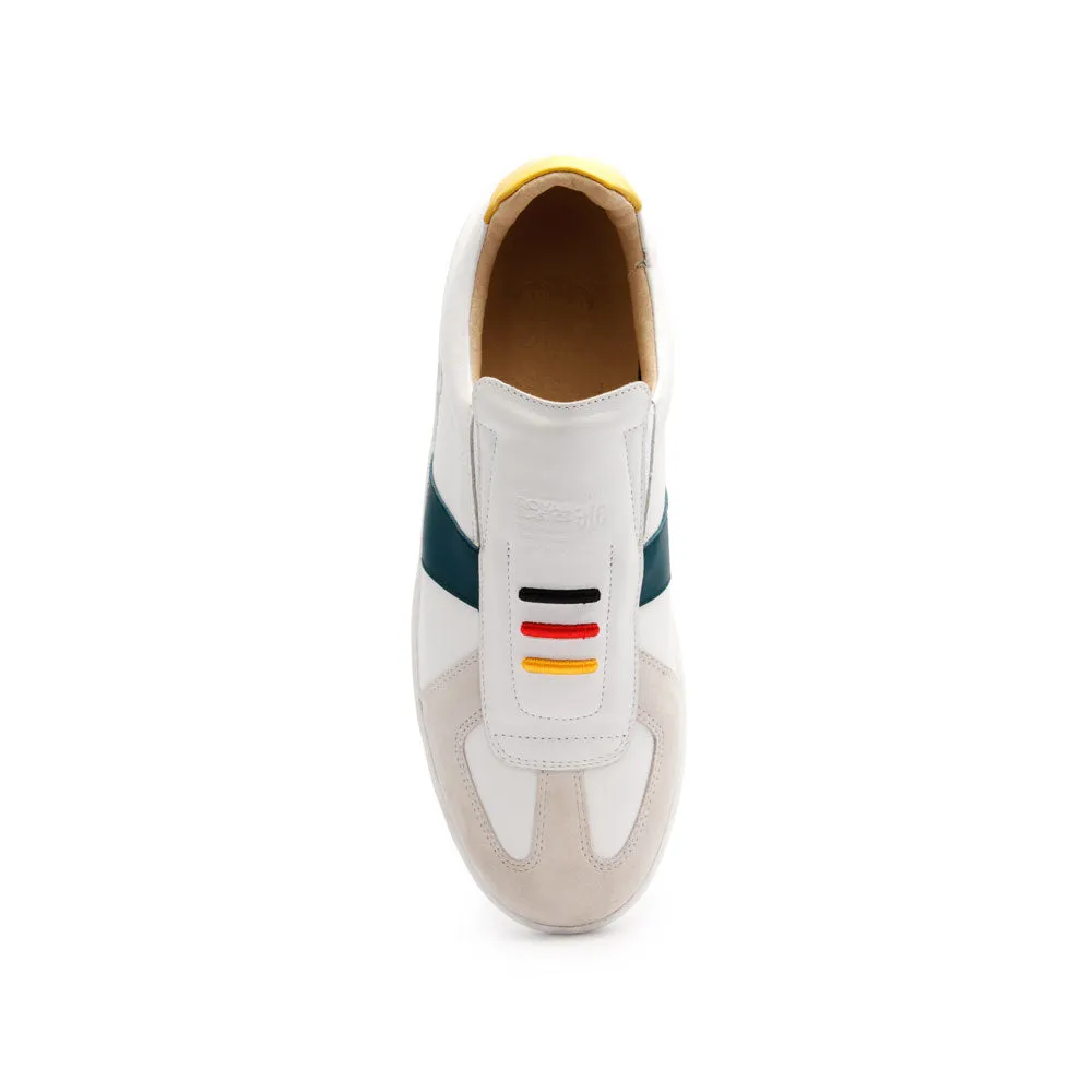 Men's Smooth Multicolored Leather Low Tops 01591-043