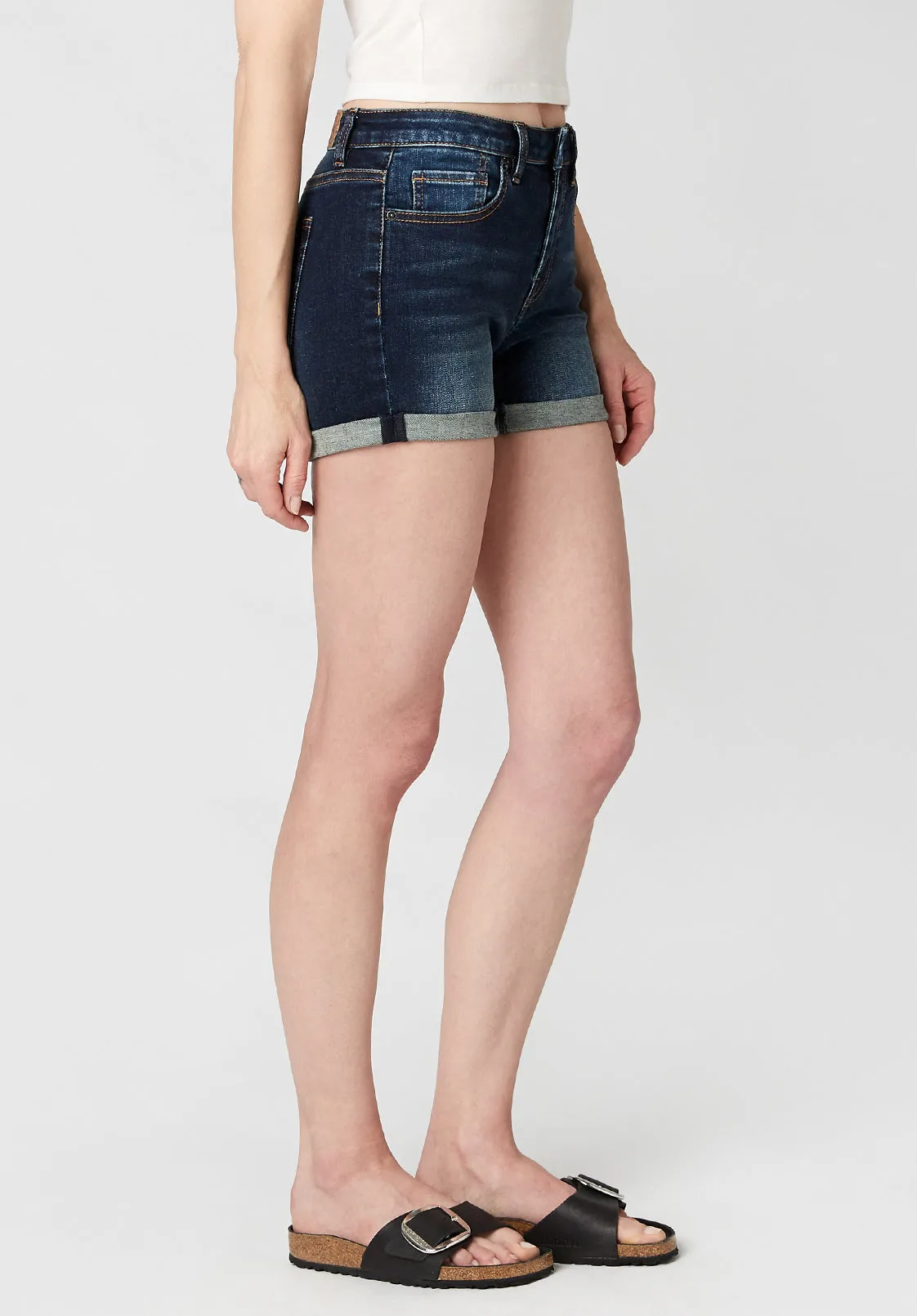 Mid Rise Carla Antique Sanded Shorts  - BL15782