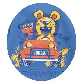 OR - Kids 'Blue' Animal Patch & Printed Sweatshirt OR932