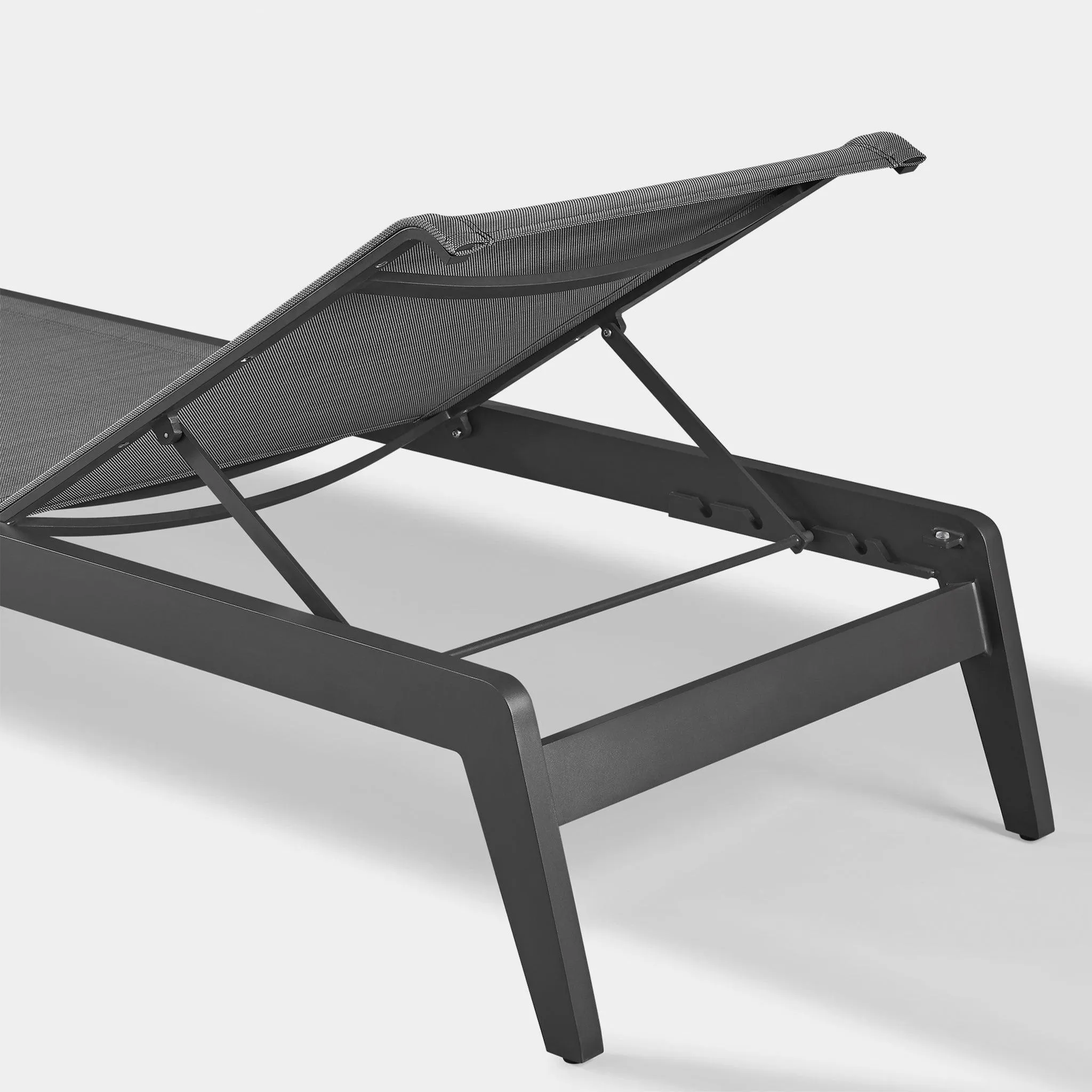 Pacific Aluminum Angled Sun Lounge