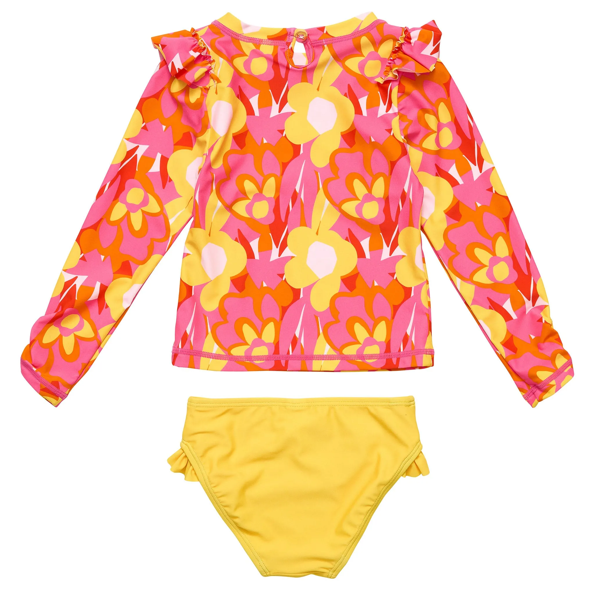 Pop of Sunshine LS Ruffle Set