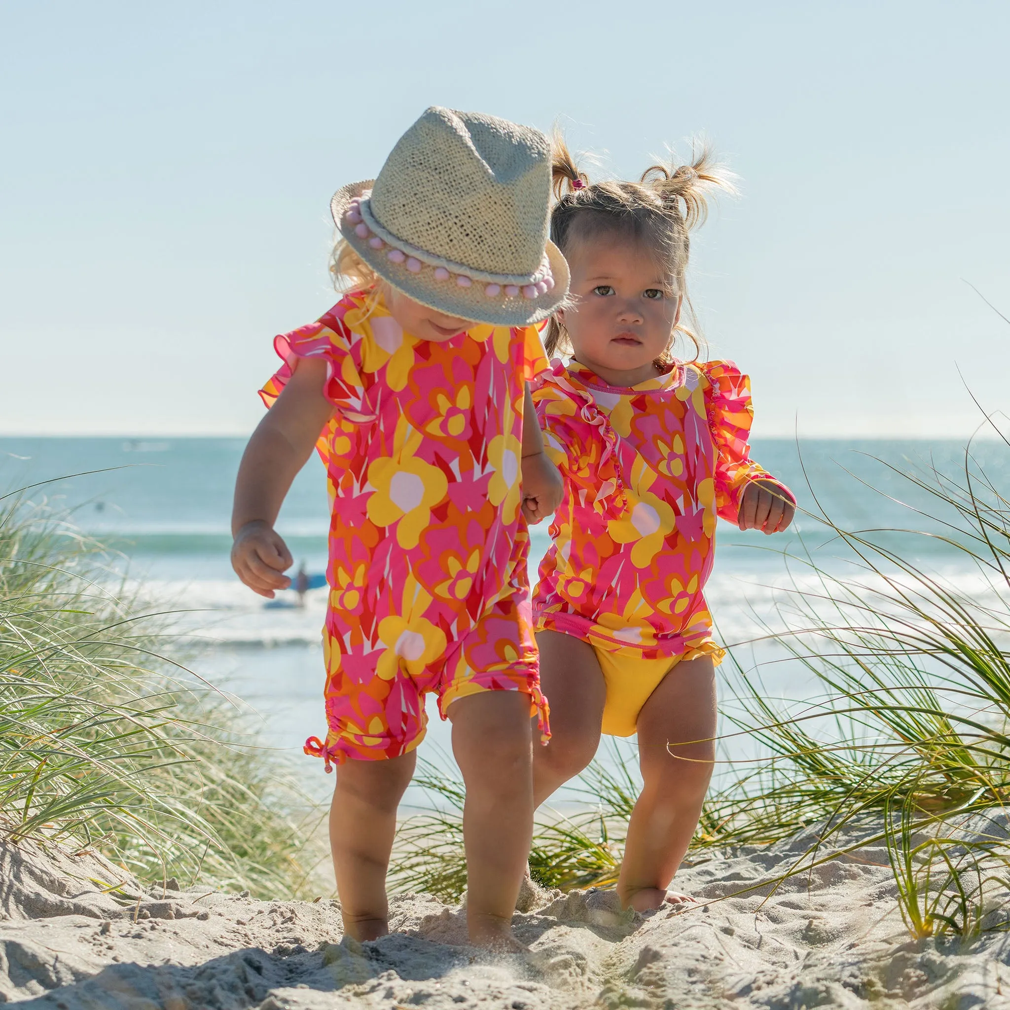 Pop of Sunshine LS Ruffle Set