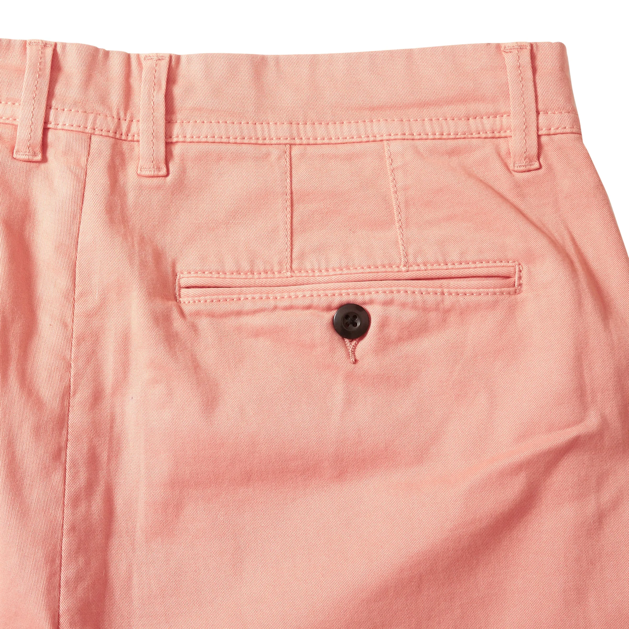 Precision Stretch Chino Shorts 8" - Coral Haze