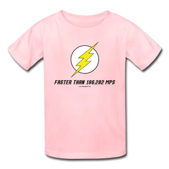 "Faster than 186,282 MPS" - Kids' T-Shirt