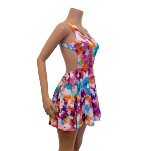 SALE - Cutout Skater Dress - Tie Dye Blitz - SMALL ONLY