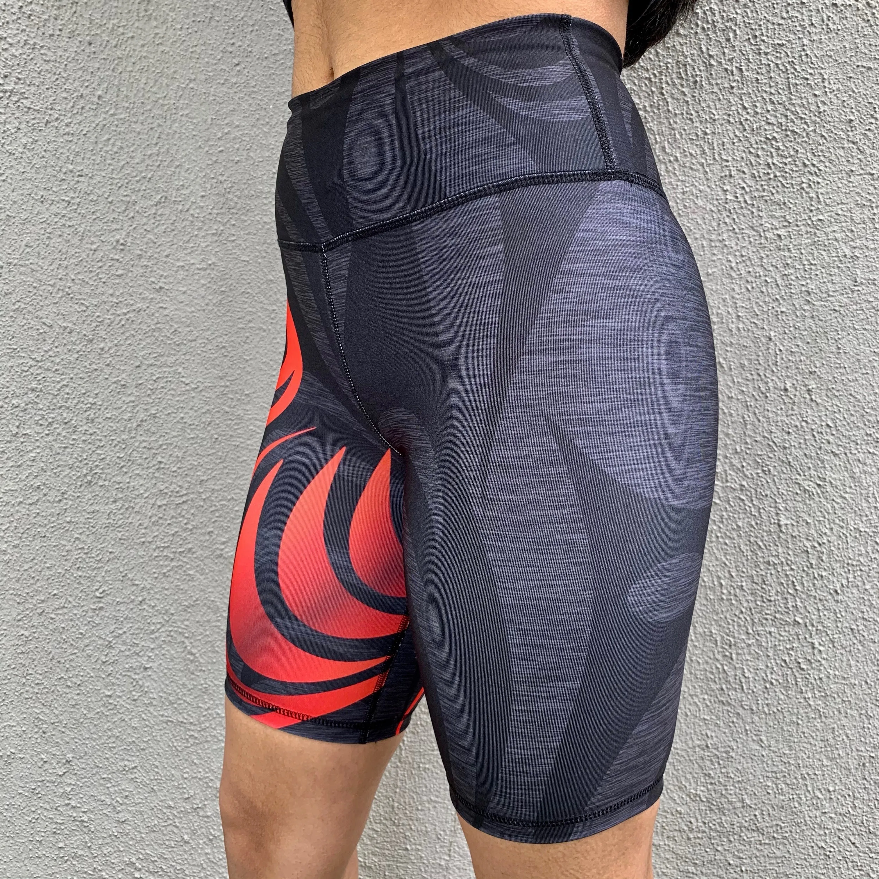 Salmon Run (Blk/Red) - Bike Short