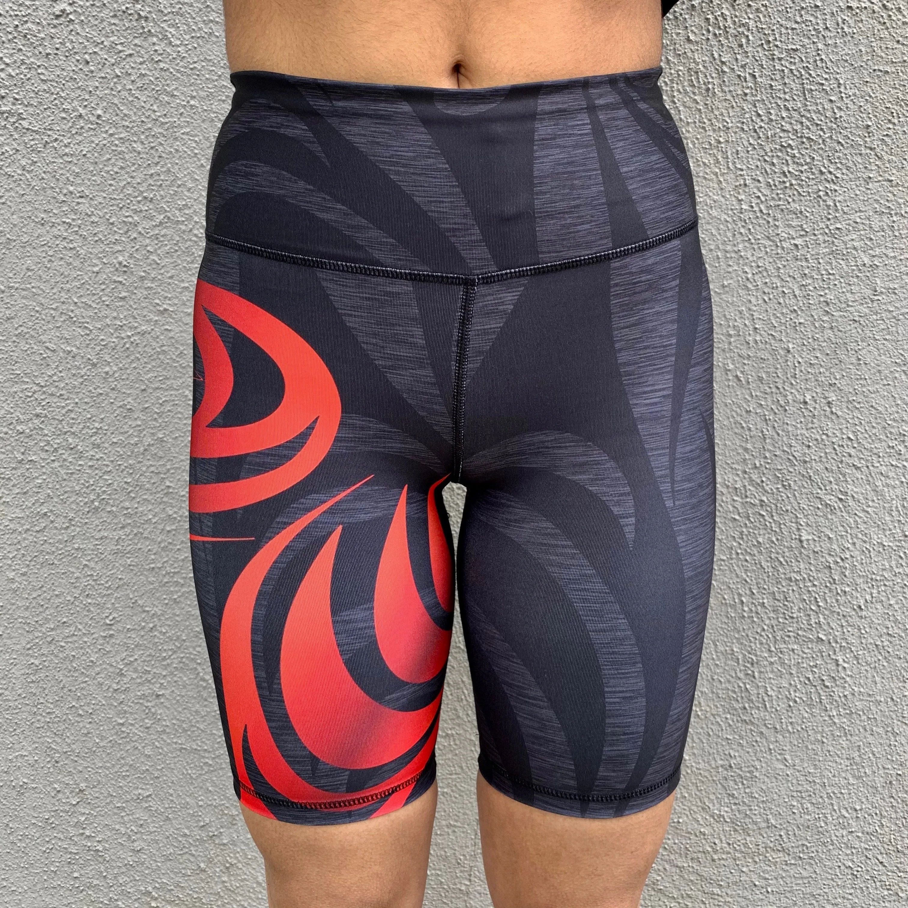 Salmon Run (Blk/Red) - Bike Short