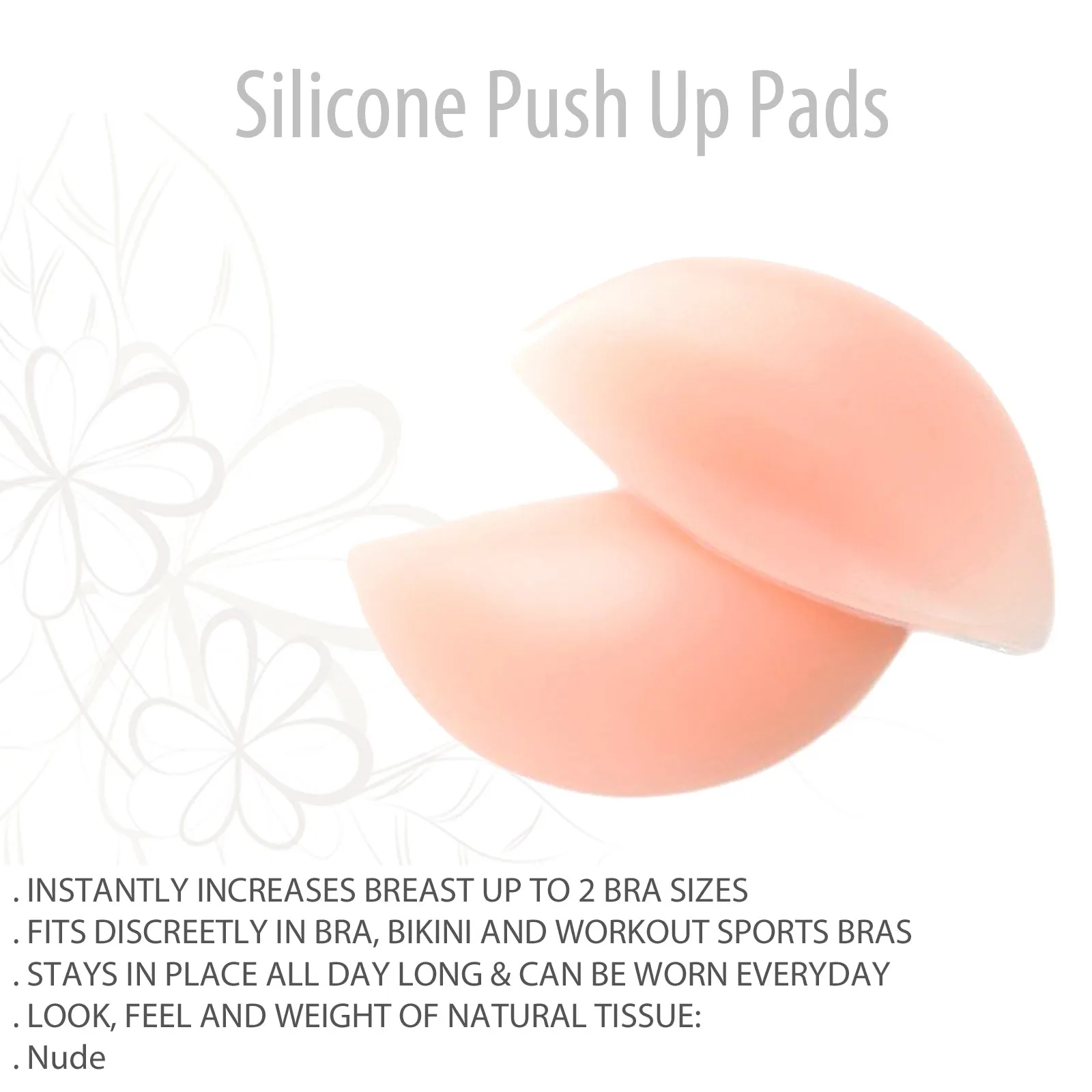 Silicone Push Up Pads (1006A) BC