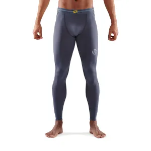 SKINS SERIES-3 MEN'S TRAVEL AND RECOVERY LONG TIGHTS CHARCOAL