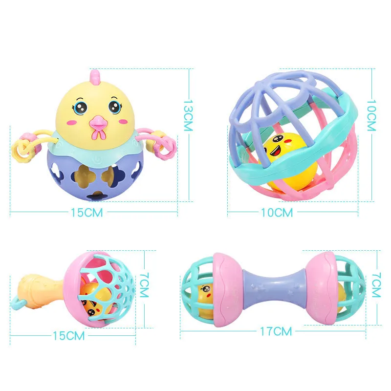 Soft Rubber Hand Grasping Early Education Toys