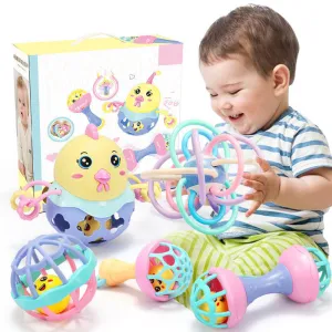 Soft Rubber Hand Grasping Early Education Toys