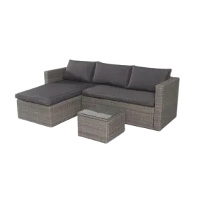 SPECIAL Marquee 3 Piece Bayfield Wicker Corner Sofa