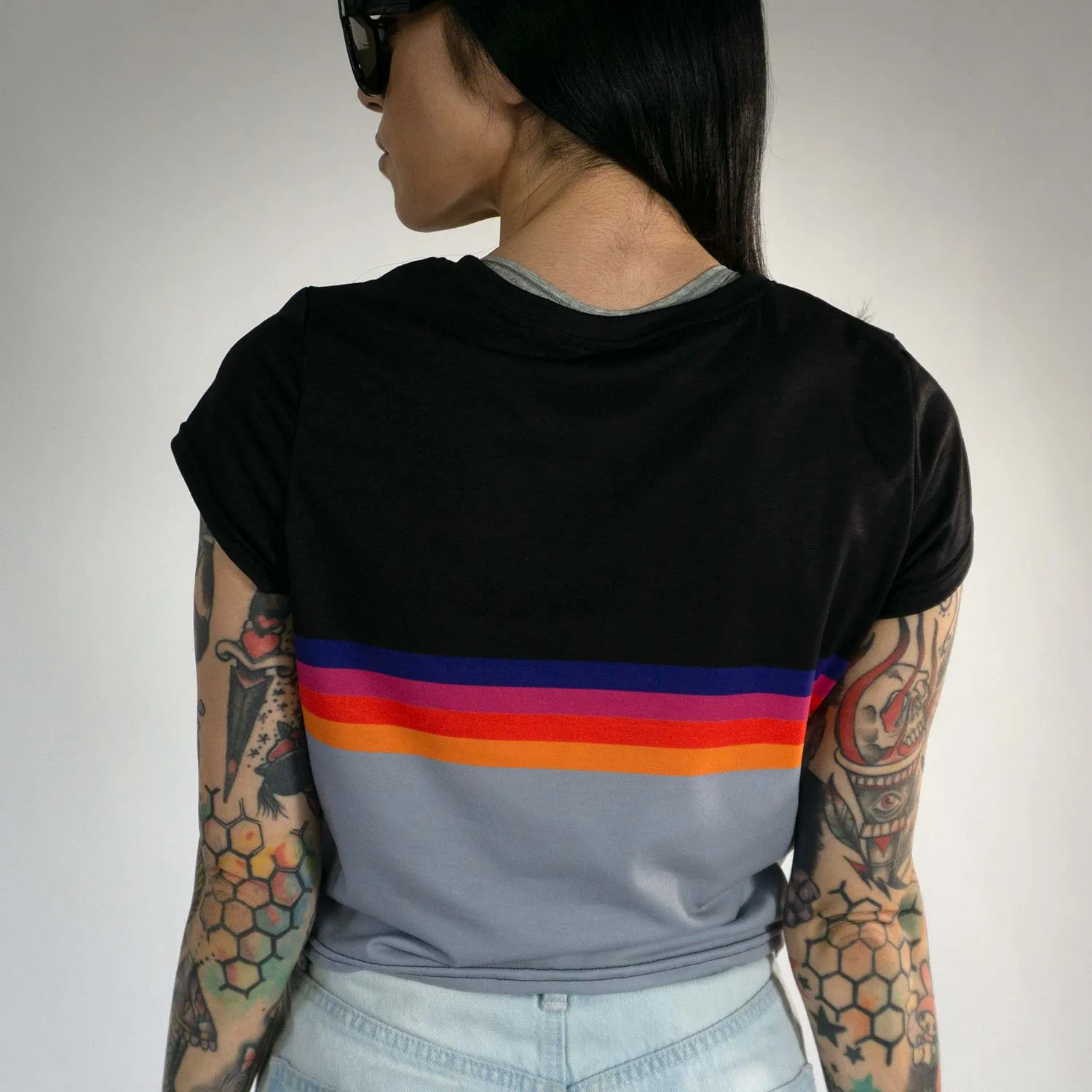 T-120 VHS Sublimated Crop top