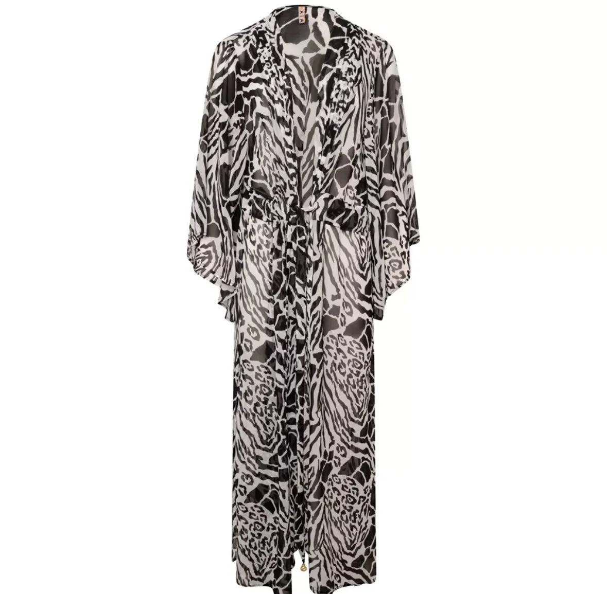 Tanzania maxi kaftan monochrome