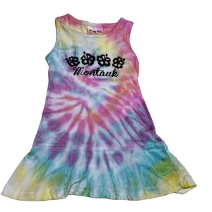 Toddler Montauk Flower Sleeveless Sun Dress in Tie Dye