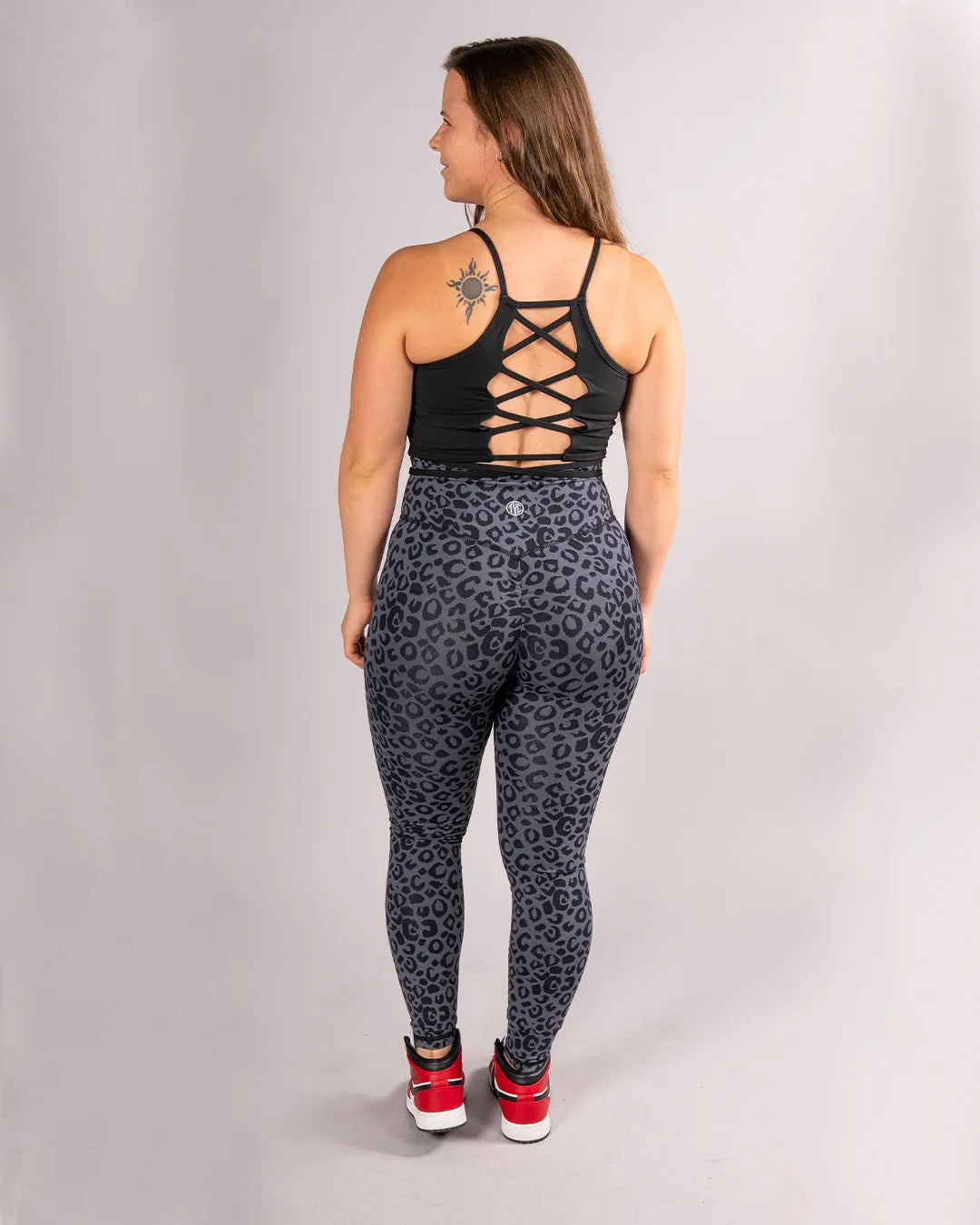 Trilogy Scrunch Leggings - Obsidian Leopard