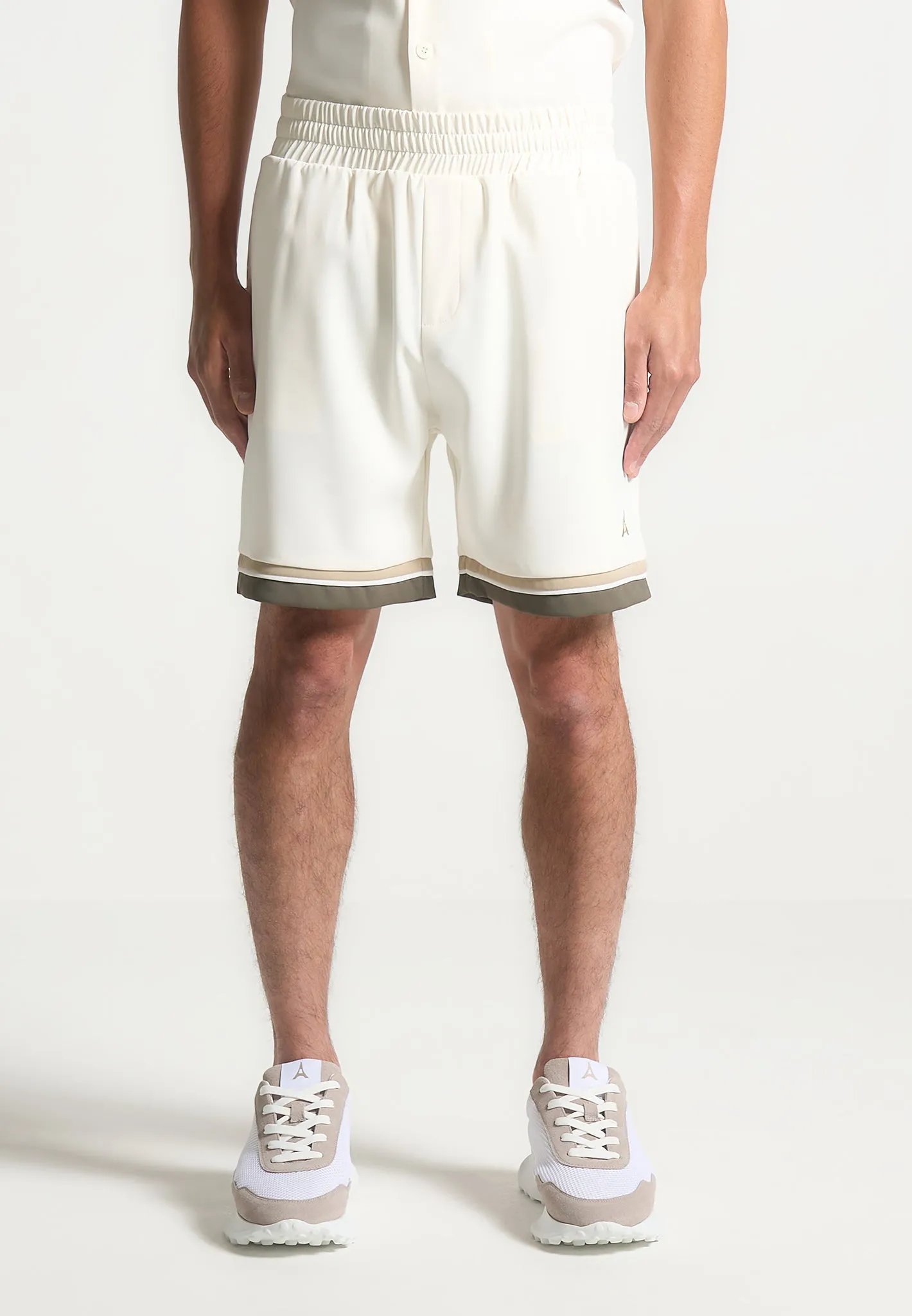 Varsity Shorts - Cream