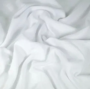 White Sweatshirt Fleece Fabric 70" Wide - Cotton Polyester Blend | FabricLA